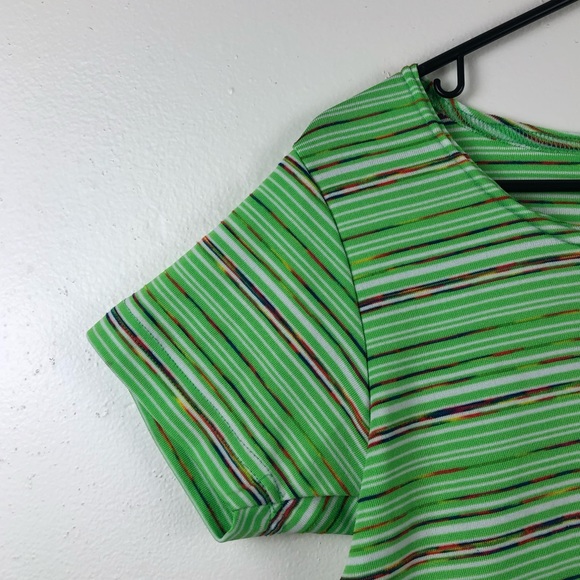 Vintage L.A Gold Stripe Crop Top - Picture 2 of 4